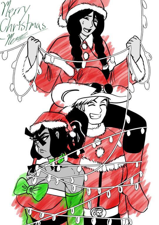 Westward Trails Christmas Art