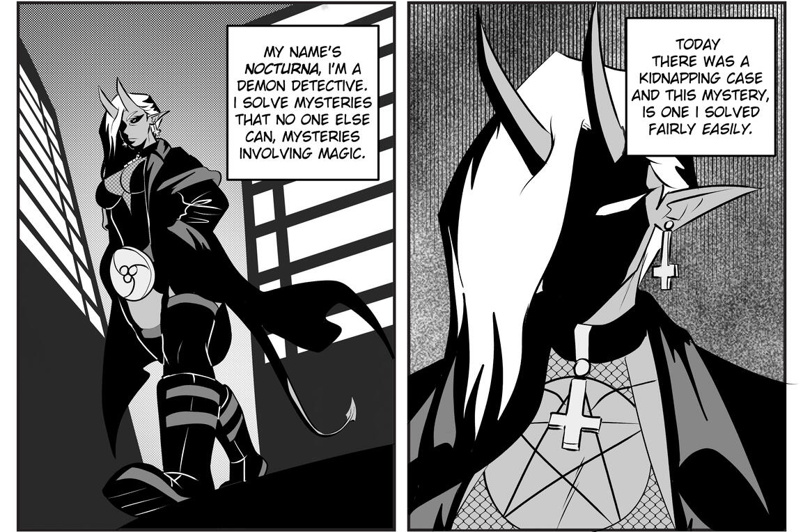 Divine Detective Komix Jam Panels 1-2 out of 4