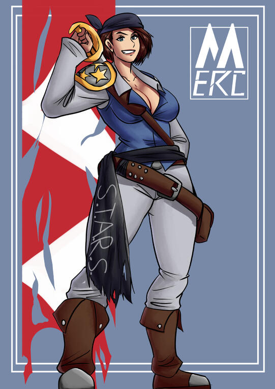 Pirate Jill Valentine Commission